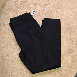 Old Navy Black Women's Straight-Leg Trousers